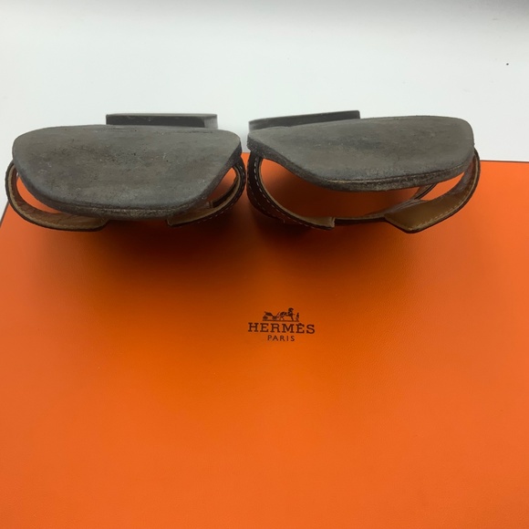 HERMES LEATHER SANDALS - Picture 6 of 6